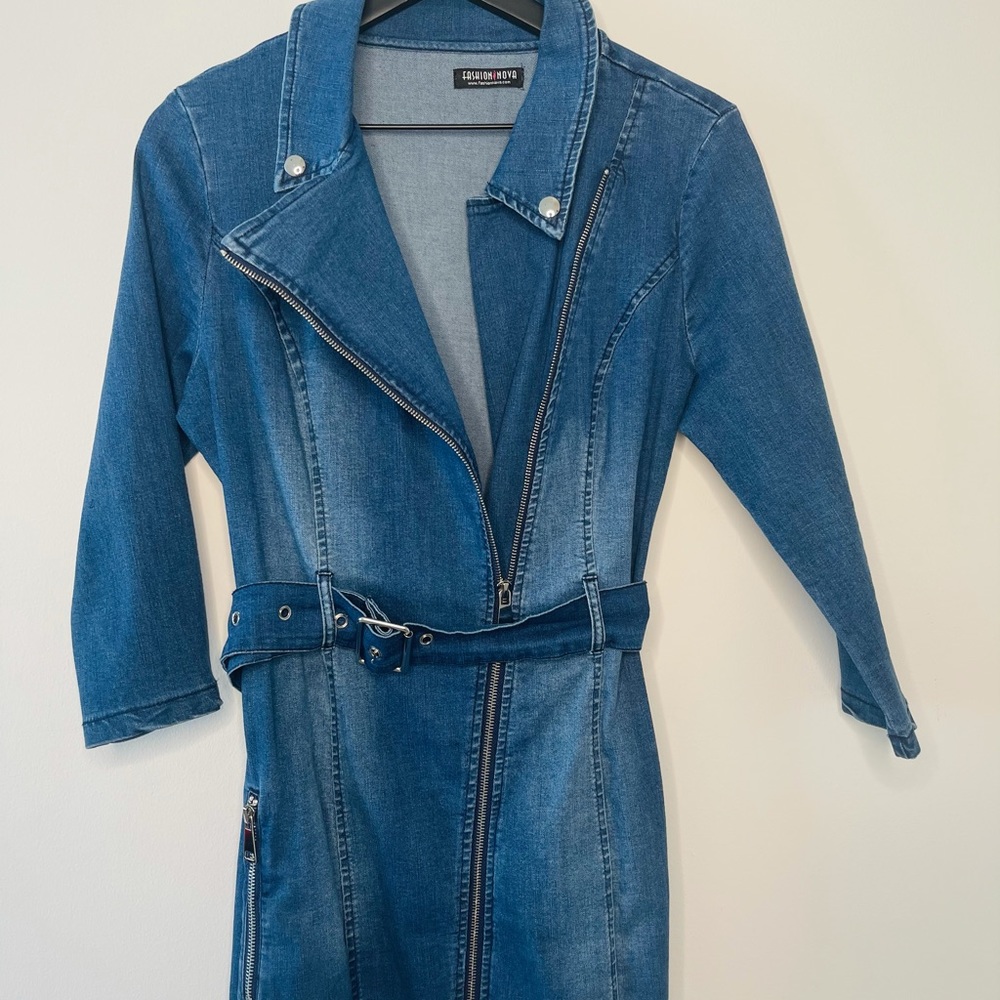 Jean Bodycon Dress